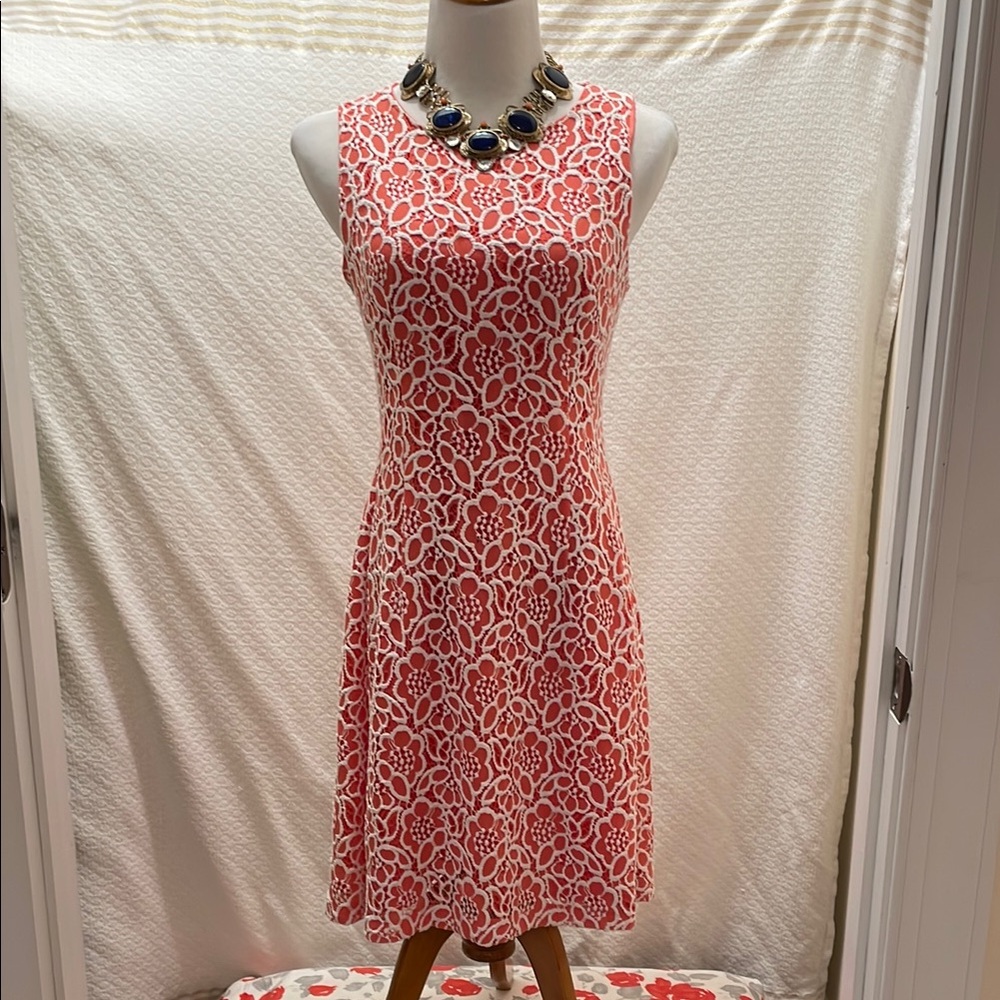 Floral Lace Sleeveless Dress